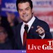 Trump’s ‘reckless’ attorney general choice sends shockwaves through Washington – US politics live