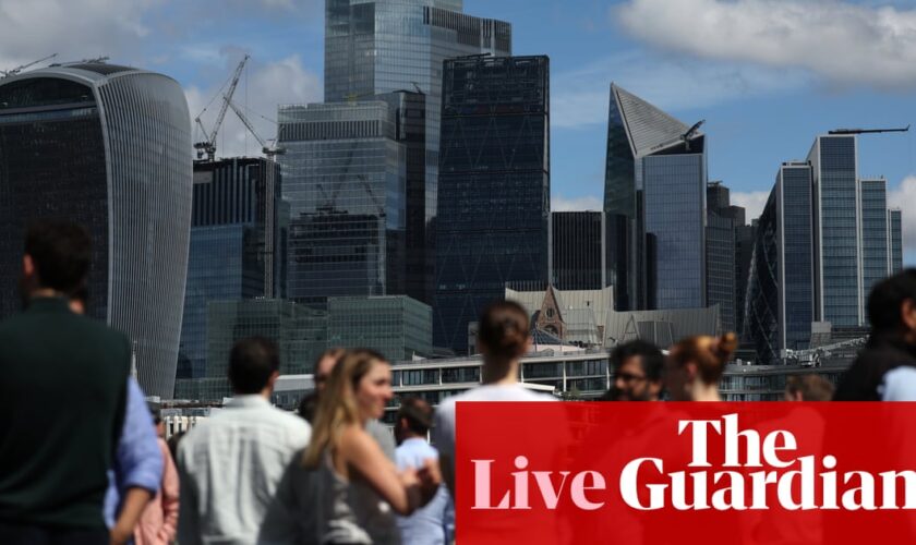 UK growth slows to 0.1% in Labour government’s first quarter, after shrinking in September – business live