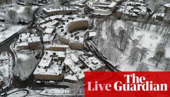 UK weather live: heavy snowfall across the country as schools closed, trains delayed and major road accidents reported