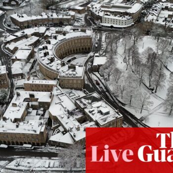 UK weather live: heavy snowfall across the country as schools closed, trains delayed and major road accidents reported