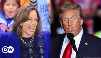 US election: Trump and Harris rally in Milwaukee