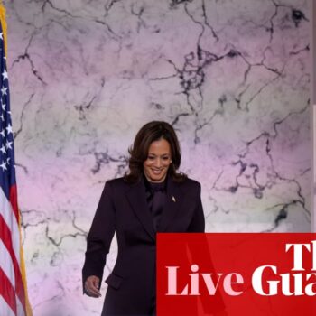 US election live: Trump to choose personnel in ‘days and weeks ahead’; Harris says ‘do not despair’ in concession speech