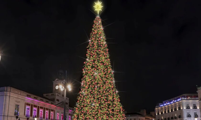 Un abeto con la altura de un edificio de 12 plantas alumbrará la Navidad en la Puerta del Sol