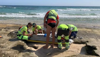 Un hombre muere tras ser rescatado en una playa de La Palma