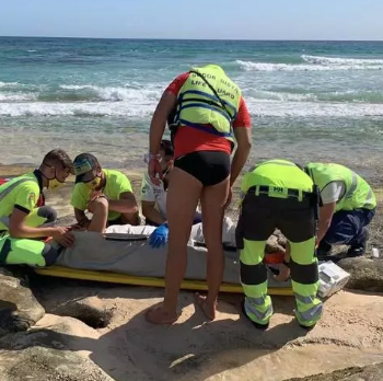 Un hombre muere tras ser rescatado en una playa de La Palma