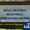 Unidentified drones spotted over three UK airbases, US air force confirms