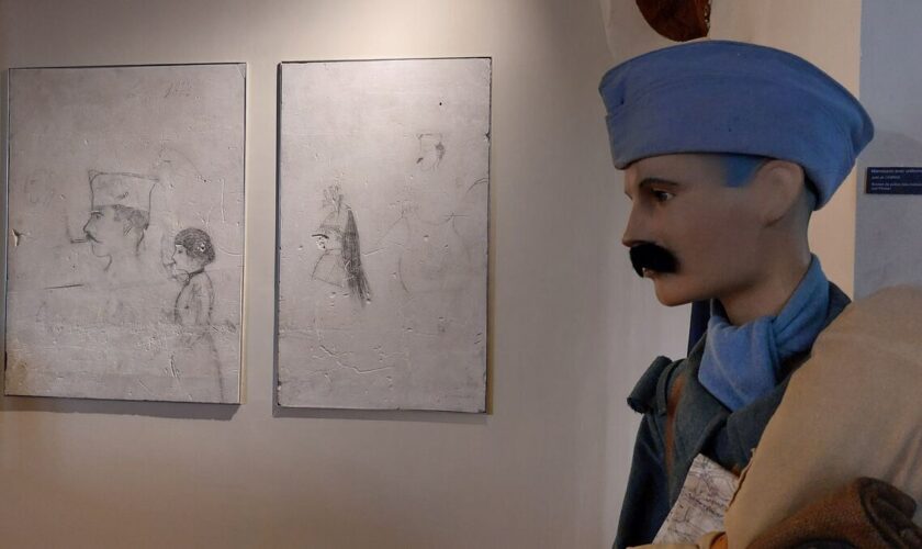 Val-d’Oise : l’expo qui fait parler les poilus dessinés sur les murs de Viarmes pendant la Grande Guerre