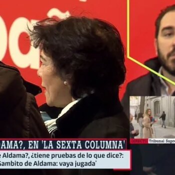 Víctor de Aldama estuvo en la sede del PSOE en la noche electoral de las generales de 2019