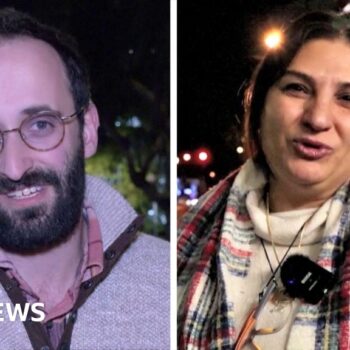 Watch: People in Israel and Lebanon react to ceasefire deal