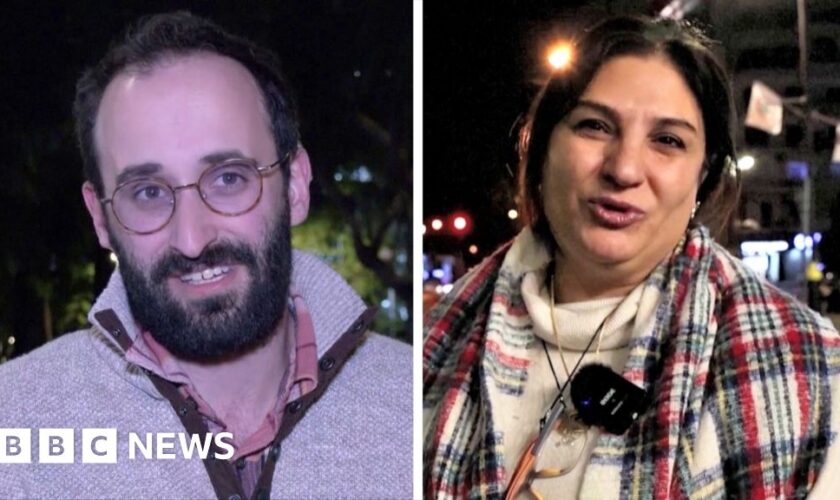 Watch: People in Israel and Lebanon react to ceasefire deal