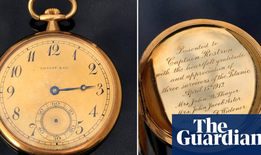 Watch given to captain who saved 700 Titanic passengers sells for £1.56m