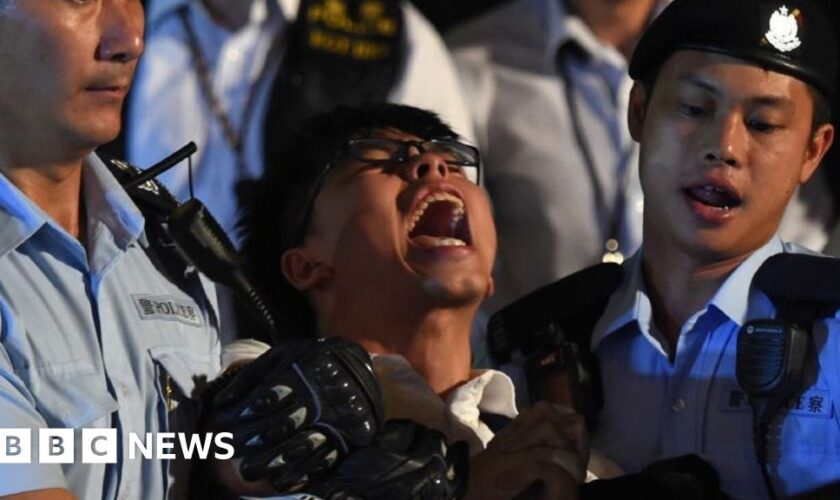 Who are the activists jailed in Hong Kong's largest national security trial?