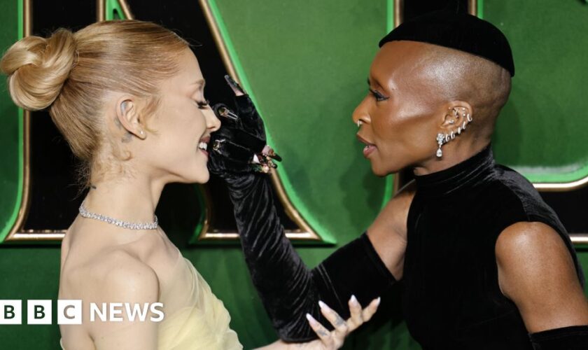 Wicked stars take to the green carpet for European premiere