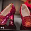 Wizard of Oz ruby slippers go on display ahead of auction