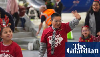 ‘A little magic’: fantasy flight takes kids to North Pole scene in Denver airport