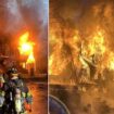 Thanksgiving fire erupts at £2.5million mansion after family tried frying turkey indoors