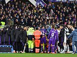 Fiorentina midfielder Edoardo Bove collapses on the pitch and is taken to hospital in an ambulance - with players in tears and Serie A match suspended after alarming scenes