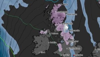 UK weather maps show exactly where and when 500-mile 'wall of snow' will blitz Britain