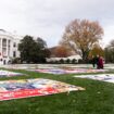 Biden has AIDS Memorial Quilt at White House to observe World AIDS Day