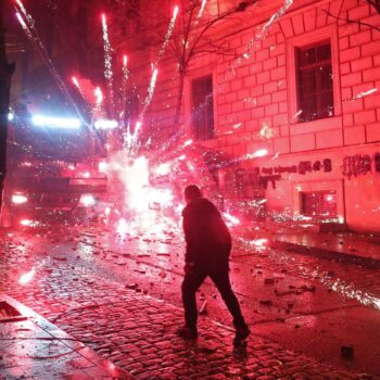 Georgian protests spreading, say reports, as ex-Russia president issues warning