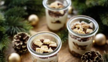 Leckeres Dessert: Winter-Rezept: Lebkuchen-Tiramisu mit gebrannten Mandeln