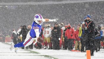 Buffalo Bills clinch fifth straight AFC title in the snow