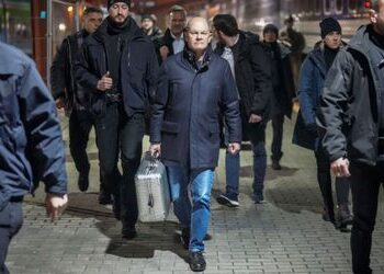 Olaf Scholz überraschend zu Blitzbesuch in der Ukraine eingetroffen