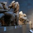 The Elgin Marbles, on display at the British Museum in London. REUTERS/Toby Melville