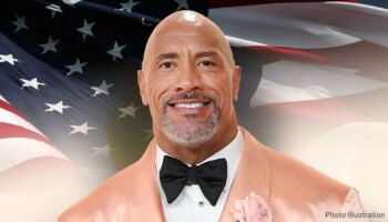 The Rock says 'freedom is our greatest privilege' while visiting troops in Hawaii