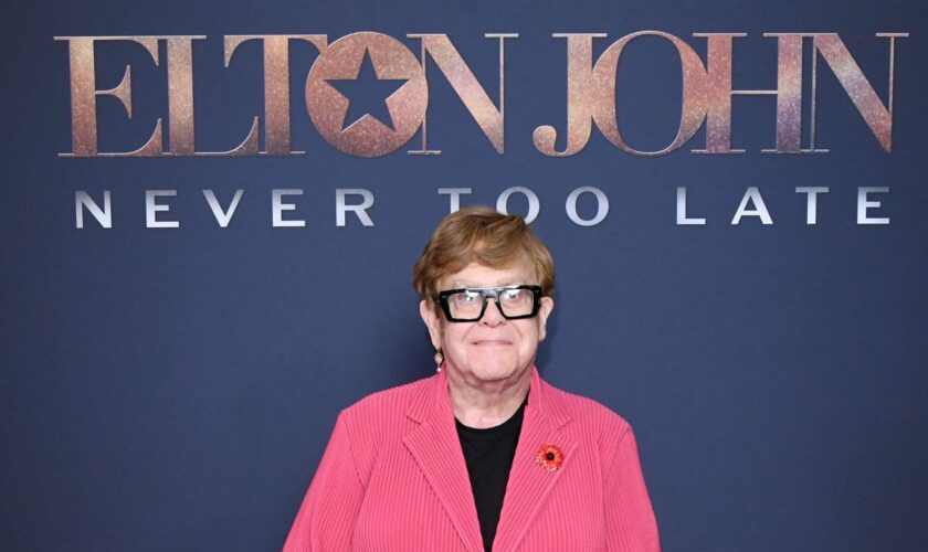 Elton John says he has ‘lost his eyesight’ and cannot watch musical he helped write