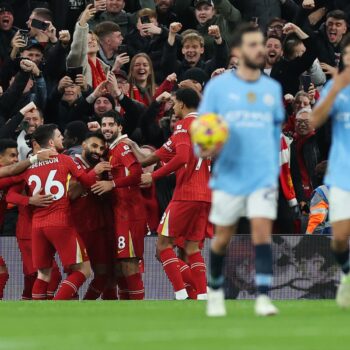 Liverpool v Manchester City LIVE: Result and reaction after leaders pile more misery on Pep Guardiola’s side