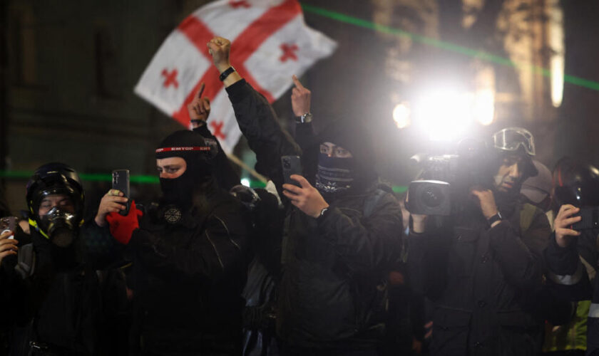 En Géorgie, la mobilisation pro-européenne ne montre "aucun signe d'arrêt", selon la présidente