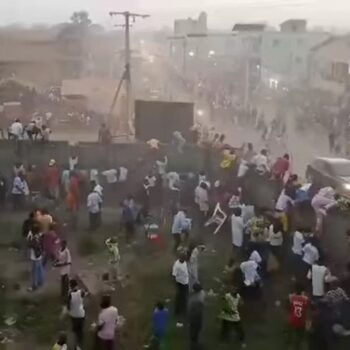 Dozens crushed to death in stampede at Guinea football match as pitch invasion ends in tragedy