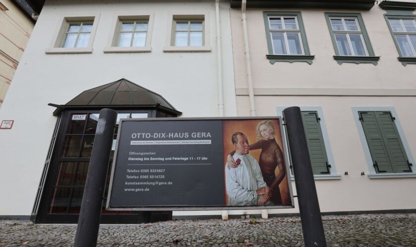 Das Geburtshaus von Otto Dix öffnet wieder für den Besucherverkehr. Foto: Bodo Schackow/dpa