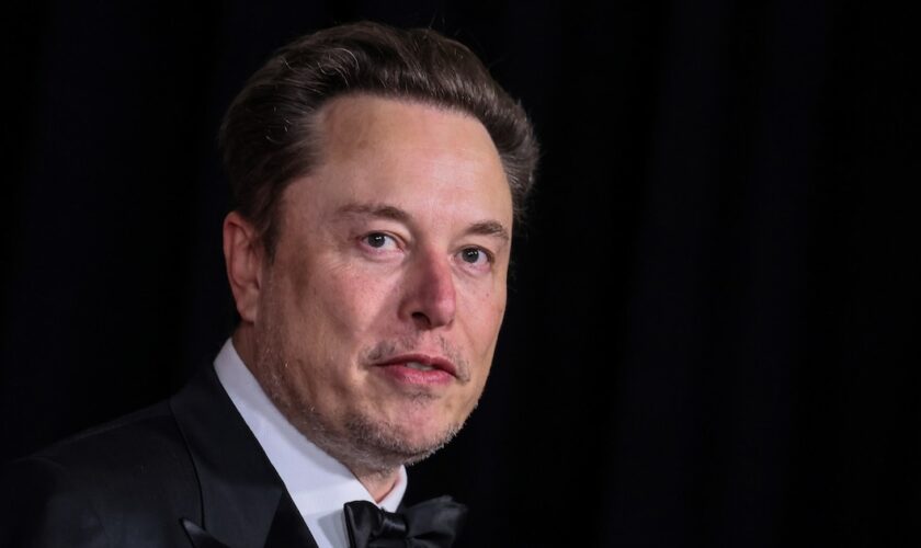 Le patron du constructeur automobile américain Tesla, Elon Musk, le 13 avril 2024 à Los Angeles