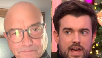 Jack Whitehall aims series of ‘awkward’ digs at Gregg Wallace during The One Show appearance