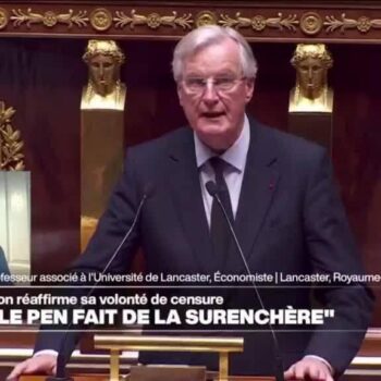 Si le gouvernement Barnier chute, "la situation sera la même qu'après les élections de juillet"