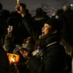 Proteste vor dem Parlament in Südkorea