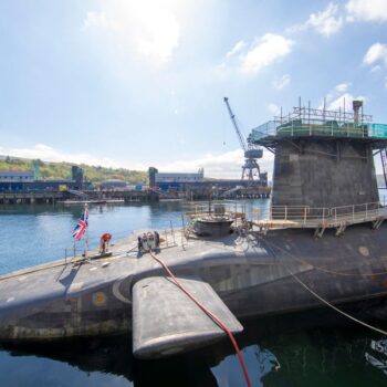 HMS Vigilant, which carries the UK's Trident nuclear deterrent. Pic: PA