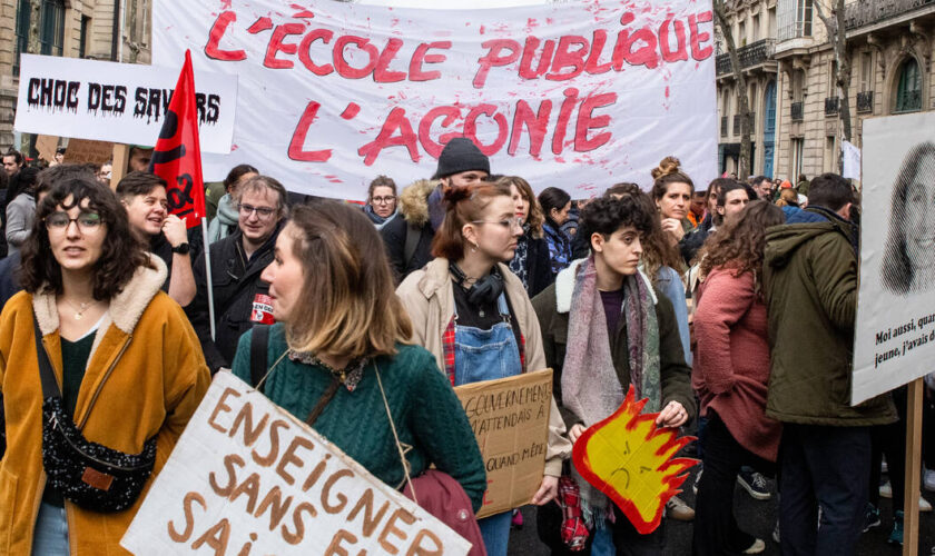 Grève des enseignants : «On veut dire au gouvernement que le mépris, ça suffit»