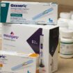 Boxes of Ozempic and Mounjaro, semaglutide and tirzepatide injection drugs used for treating type 2 diabetes and made by Novo Nordisk and Lilly, is seen at a Rock Canyon Pharmacy in Provo, Utah, U.S. March 29, 2023. REUTERS/George Frey