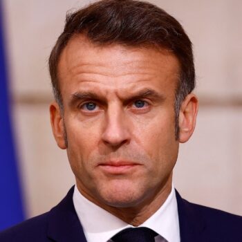 Le président français Emmanuel Macron donne une conférence de presse au palais de l'Elysée à Paris, le 28 novembre 2024