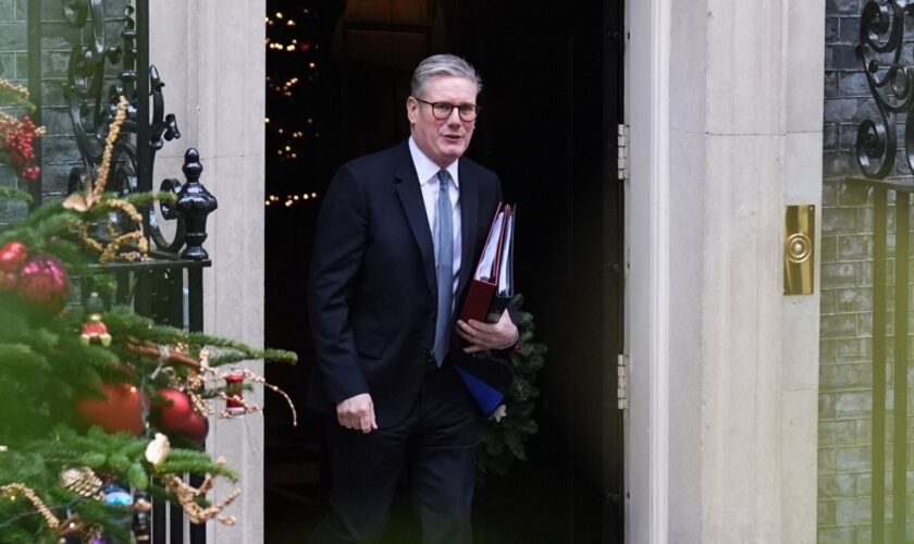 Prime Minister Sir Keir Starmer departs 10 Downing Street, London, to attend Prime Minister's Questions at the Houses of Parliament. Picture date: Wednesday December 4, 2024. PA Photo. Photo credit should read: James Manning/PA Wire