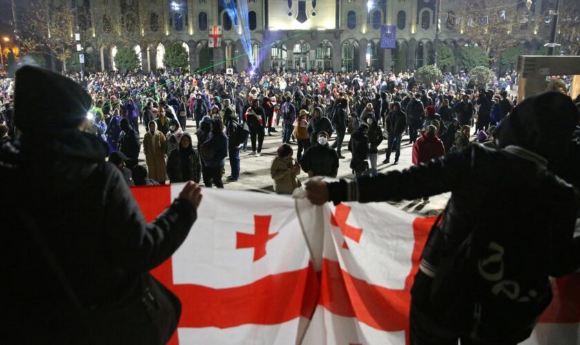 Krise in Georgien: Weiter Proteste in Georgien trotz Drohungen von Regierungschef