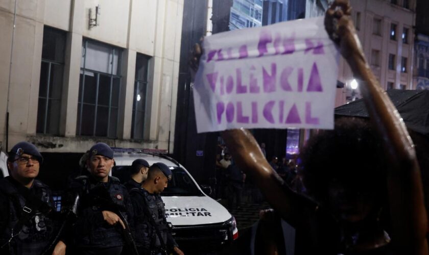 À São Paulo, le “sadisme” de la police fait polémique