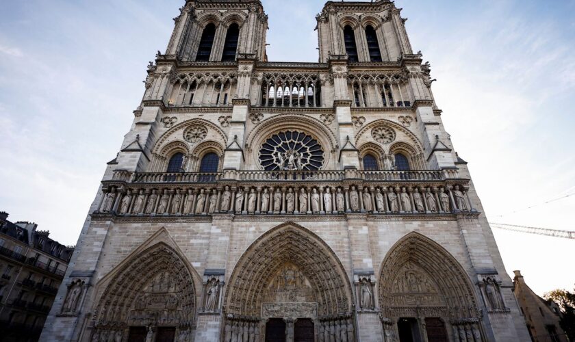 Notre-Dame Cathedral in Paris on 29 November 2024. Pic: AP