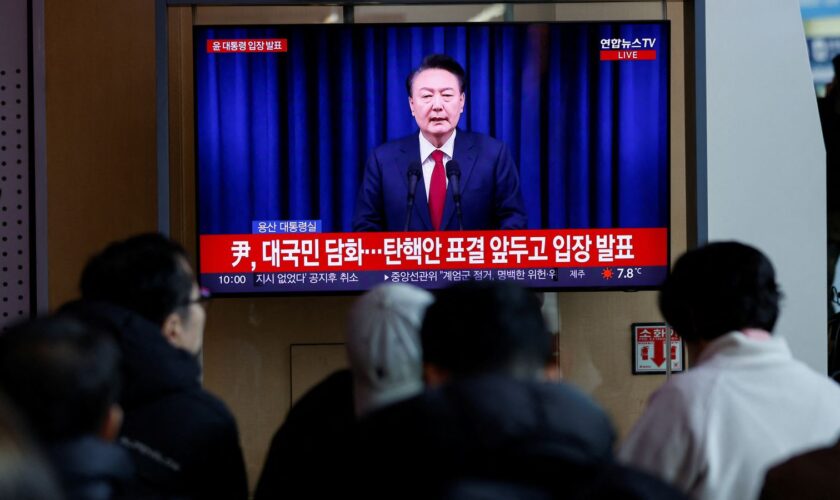 'I am very sorry': South Korea's president apologises days after declaring martial law