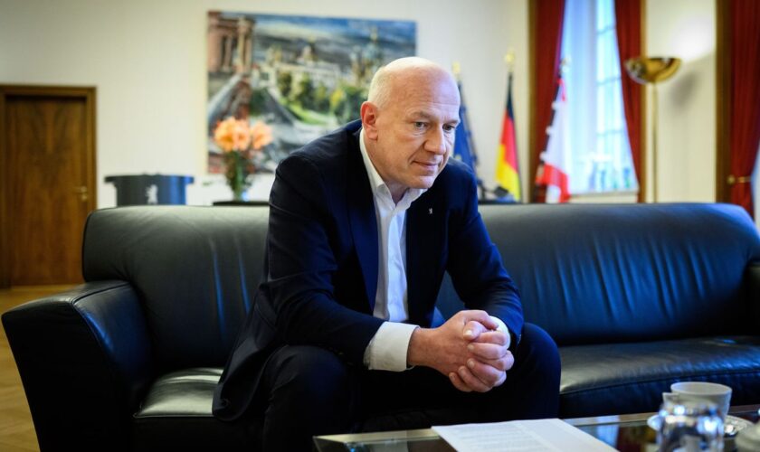 Berlins Regierender Bürgermeister Kai Wegner (CDU) empfiehlt seiner Partei, eine Koalition mit den Grünen auf Bundesebene nicht