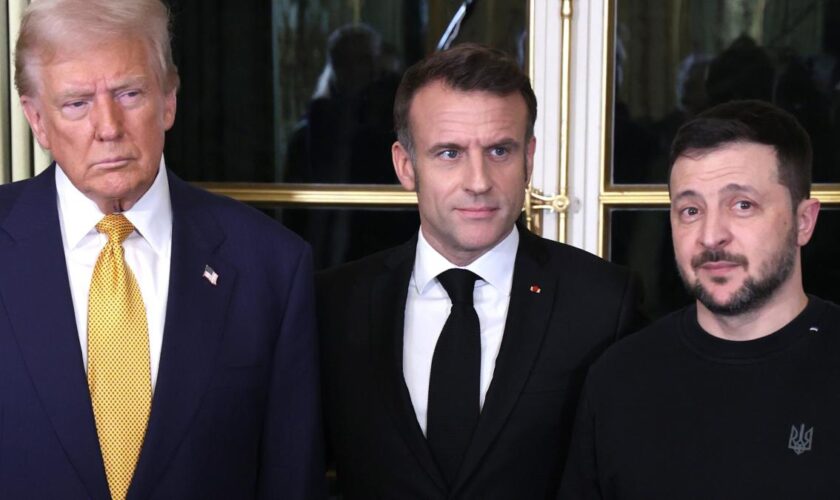 Trump, Selenskyj und Macron treffen sich im Elysée-Palast