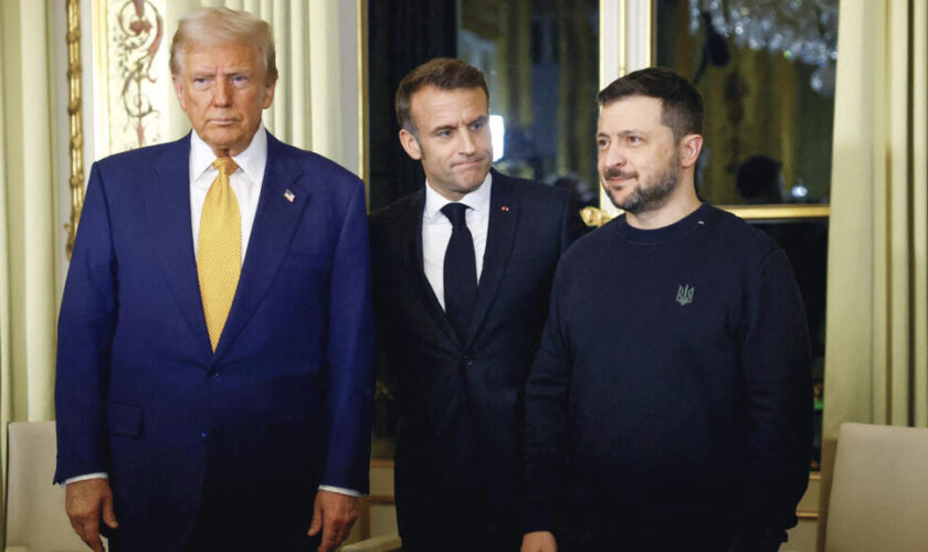 Avant la cérémonie à Notre-Dame, rencontre tripartite entre Trump, Zelensky et Macron